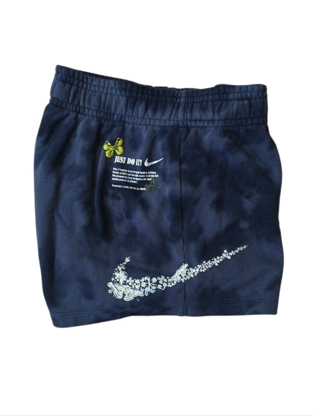 Nike Womens Recreation Club Butterfly Theme Fleeced Casual Shorts XL Womens